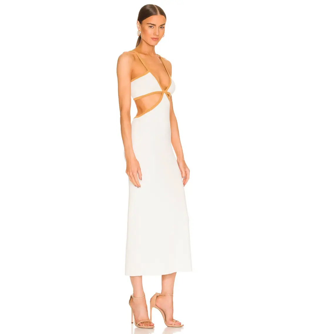 Significant Other Adi Midi Dress White Size 8 for rent on The Volte - main image