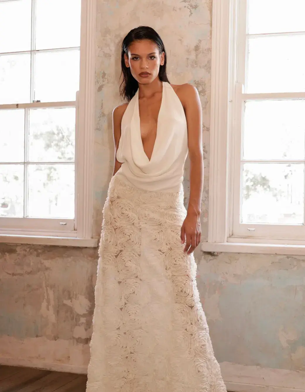 Arcina Ori Adriana Dress Ivory Size S/Au 8 for rent on The Volte - main image