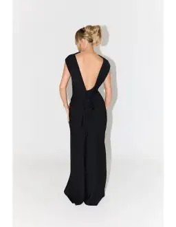 Odd Muse The Ultimate Muse Drape Maxi Dress Black Size 8 for rent on The Volte - image 2