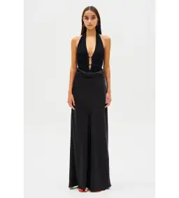 Misha Celine Satin Maxi Dress Size 6/XS for rent on The Volte - image 1
