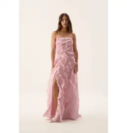 Aje Allairie Gown Chalk Pink Size 14 for rent on The Volte - image 1