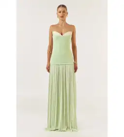 She is Olla Nicolette Maxi Dress Green Size 8/S for rent on The Volte - image 1