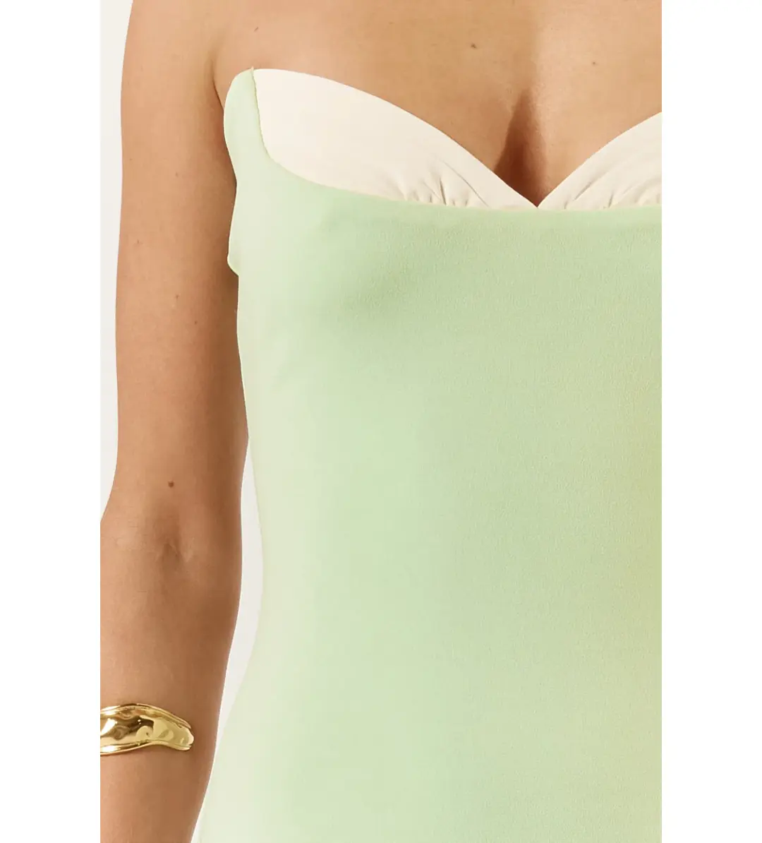 She is Olla Nicolette Maxi Dress Green Size 8/S for rent on The Volte - main image