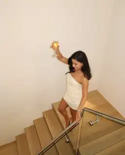 Sir The Label Florent Mini Dress in Cream Size 1 / AU 8 for rent on The Volte - image 4