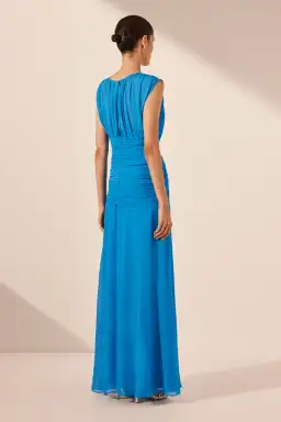 Shona Joy Amina High Neck Maxi Dress size 6 for rent on The Volte - image 2