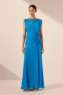 Shona Joy Amina High Neck Maxi Dress size 6 for rent on The Volte - image 1