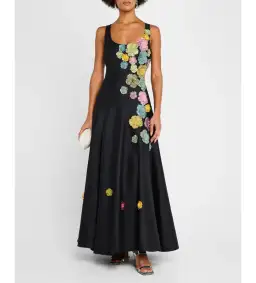 Alemais Lolita Gown Black Floral Size 10