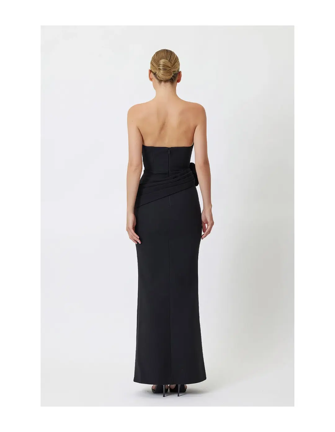 Bianca and Bridgett Illiyana Maxi Dress Black Size 14 for rent on The Volte - main image