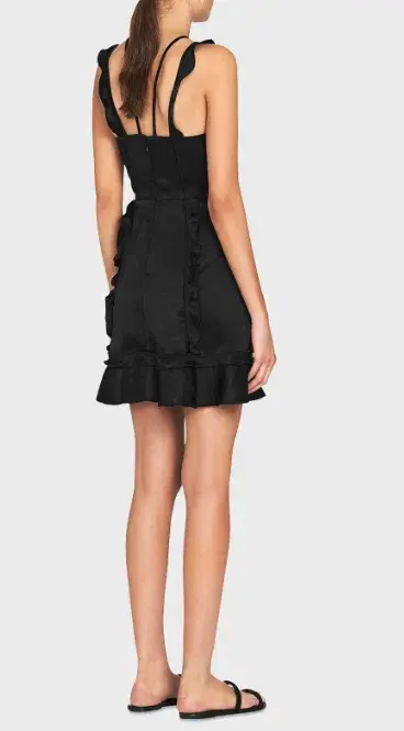 Camilla and Marc Sentry Mini Dress Black Size 8 for rent on The Volte - main image