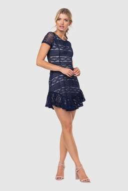Pilgrim All About You Mini Dress Blue Size 10