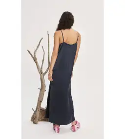 Alemais Fontaine Slip Midi Dress Navy Size 10 for rent on The Volte - image 3