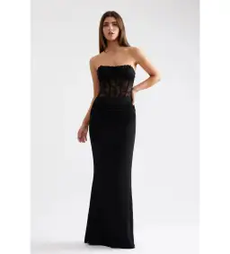 Lexi Alla Dress in Black Size 12