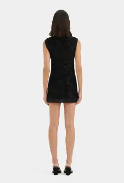 Sir the label Vittoria Mini Dress Midnight Floral Size 8 for rent on The Volte - image 3