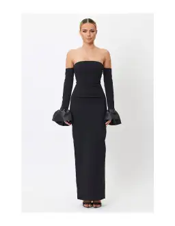 Bianca and Bridgett Adrianna Maxi Dress Black Size AU 12 for rent on The Volte - image 1