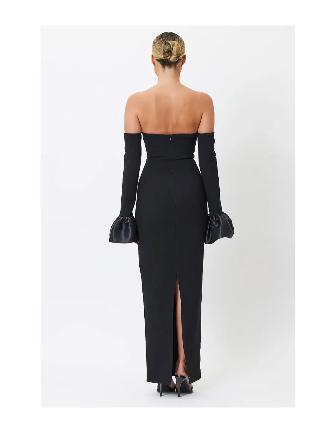 Bianca and Bridgett Adrianna Maxi Dress Black Size AU 12 for rent on The Volte - main image