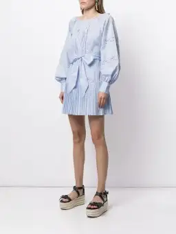 Alice McCall Blissful Song Mini Dress in Sky Blue Size S / AU 8 for rent on The Volte - image 3
