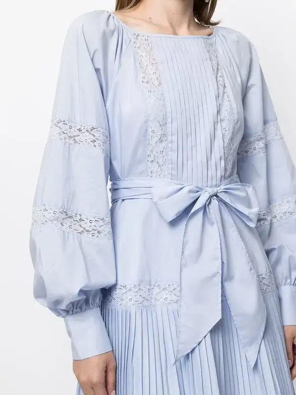 Alice McCall Blissful Song Mini Dress in Sky Blue Size S / AU 8 for rent on The Volte - main image