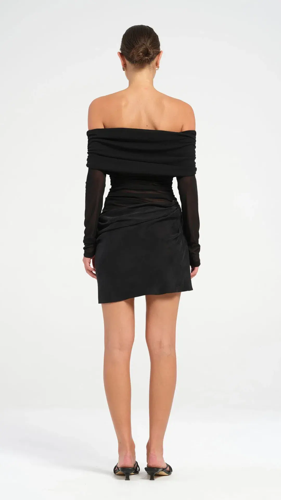 Benni Luca Mini Dress in Black Size 12 for rent on The Volte - main image