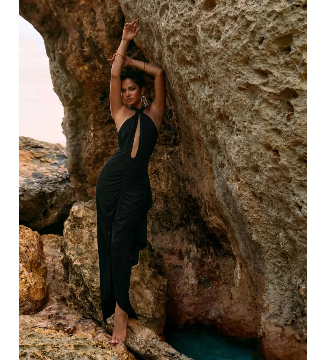 Rat & Boa Daria Dress In Black Size AU 6 for rent on The Volte - main image