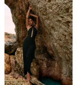 Rat & Boa Daria Dress In Black Size AU 6 for rent on The Volte - image 1