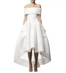 Maticevski Thorax Gown White Size AU 10 for rent on The Volte - image 1