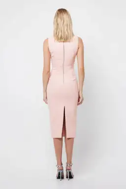 Mossman The Edge Of Glory Midi Dress in Blush Size 6 for rent on The Volte - image 3