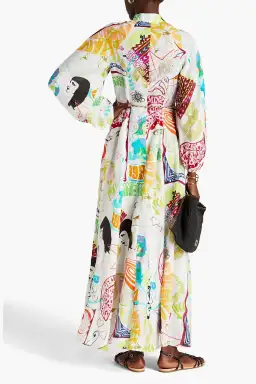 Zimmermann Shelly Billow Long Dress Poster Print Size 2 / AU 12 for rent on The Volte - image 2