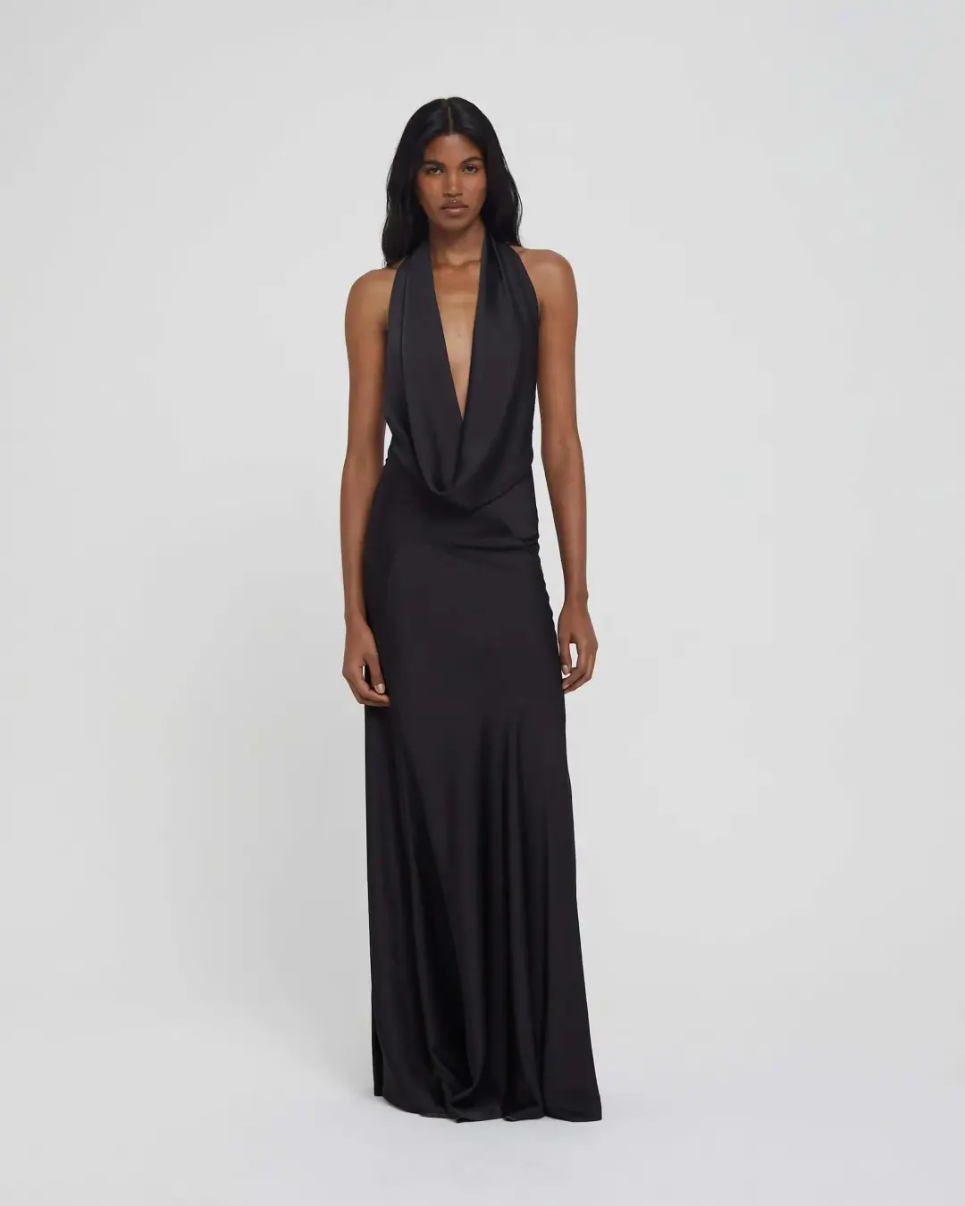 Rat & Boa Donyale Maxi Dress Black Size AU 6 for rent on The Volte - main image