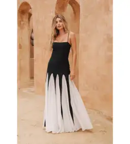 Bianca & Bridgett Amalia Maxi Dress Black Size 10 for rent on The Volte - image 1