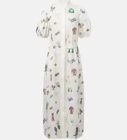 Alemais Play Embroidered Shirtdress in White Size 10 for rent on The Volte - image 7
