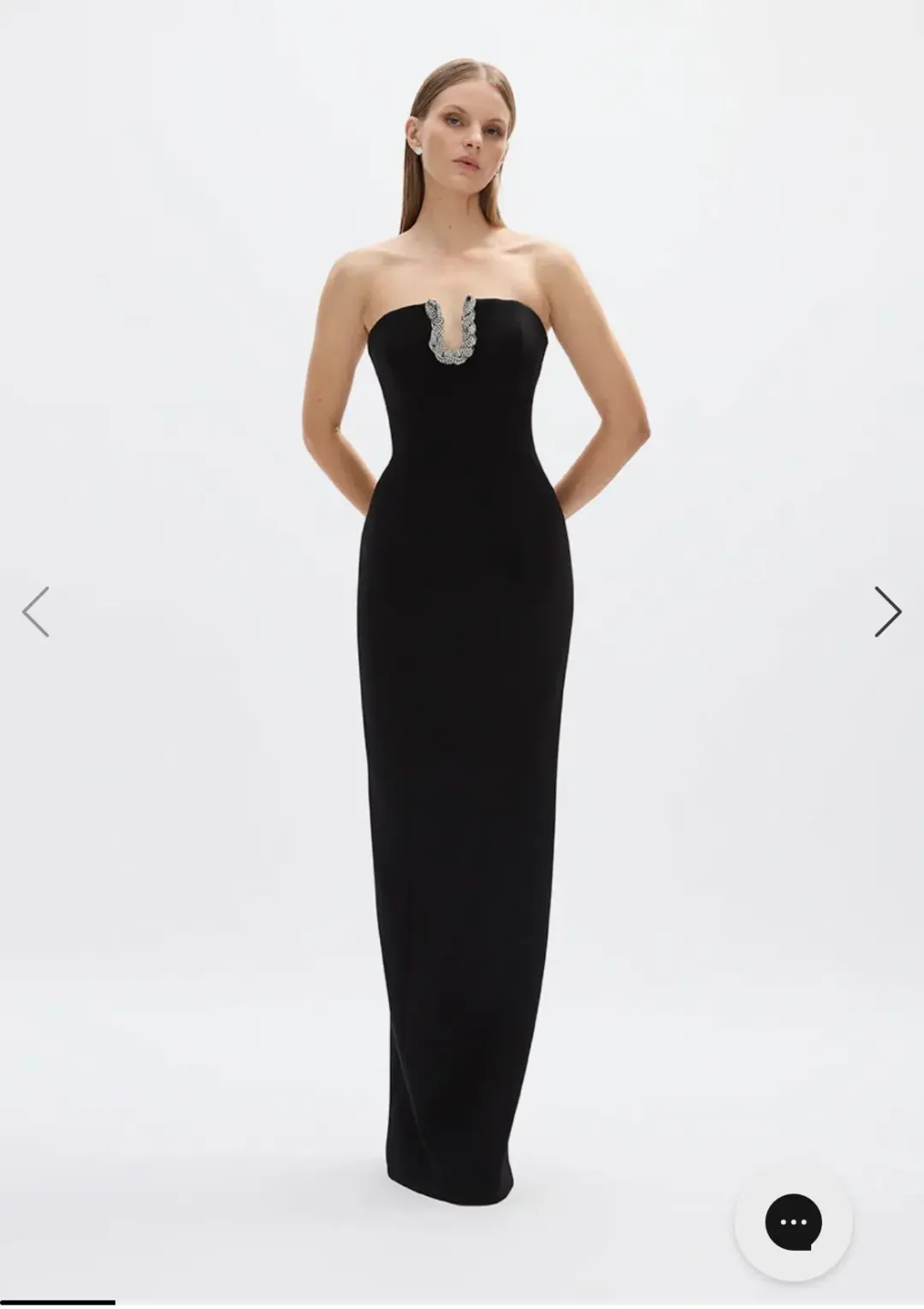 Rachel Gilbert Atticus Gown in Black Size 8 for rent on The Volte - main image