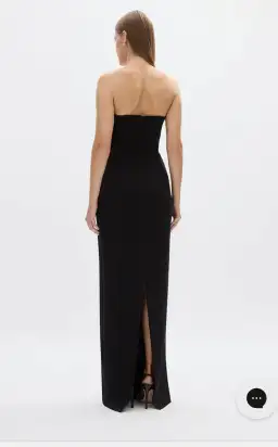 Rachel Gilbert Atticus Gown in Black Size 8 for rent on The Volte - image 2
