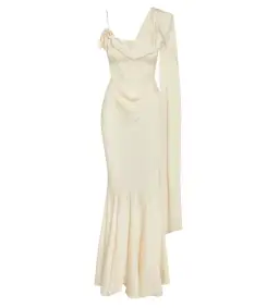 Leau Celine Maxi Dress Ivory Size XS/AU 6 for rent on The Volte - image 4