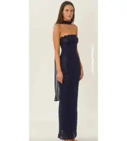 Arcini Ori Meredith Navy Maxi Dress Size XS/AU 6 for rent on The Volte - image 3