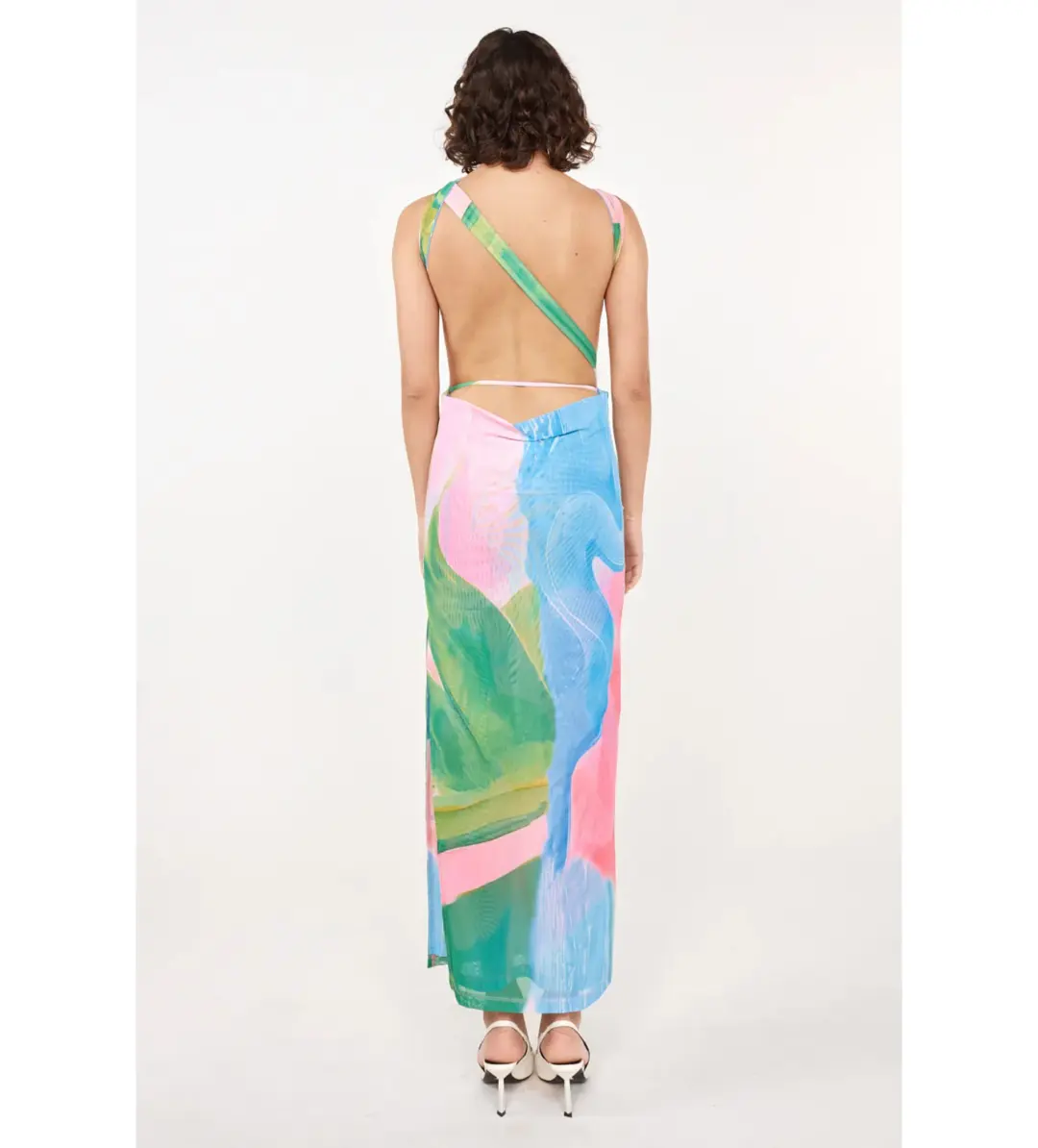 She Is Olla Luella Midi Dress in Gaia Size M / AU 10 for rent on The Volte - main image