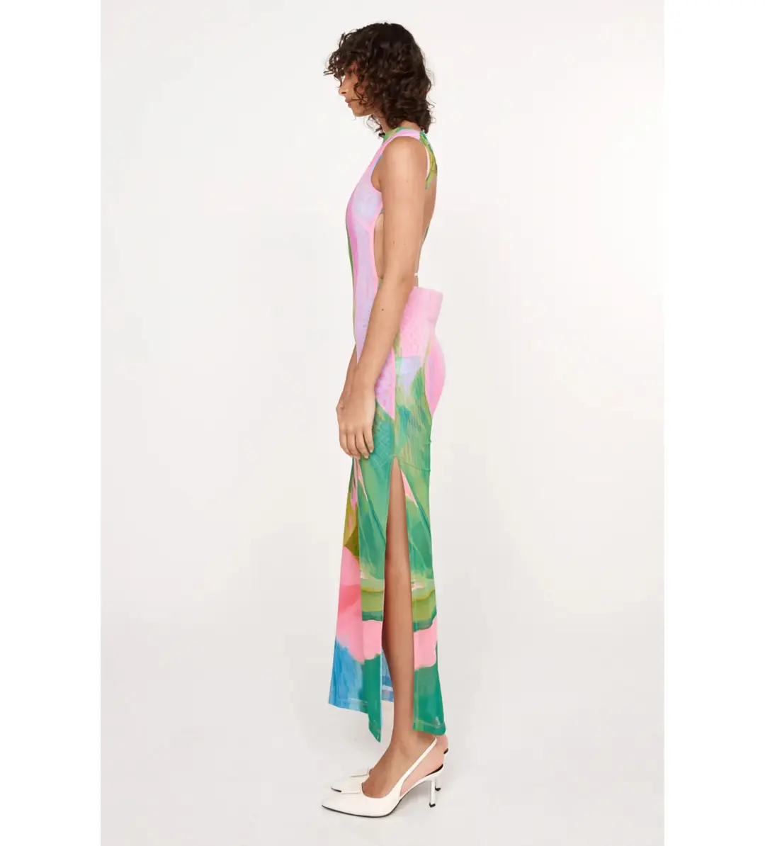 She Is Olla Luella Midi Dress in Gaia Size M / AU 10 for rent on The Volte - main image