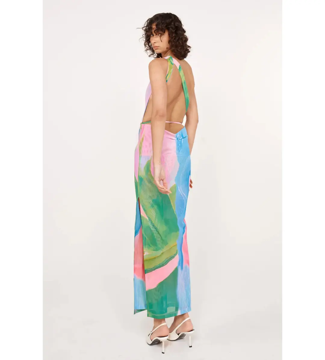 She Is Olla Luella Midi Dress in Gaia Size M / AU 10 for rent on The Volte - main image