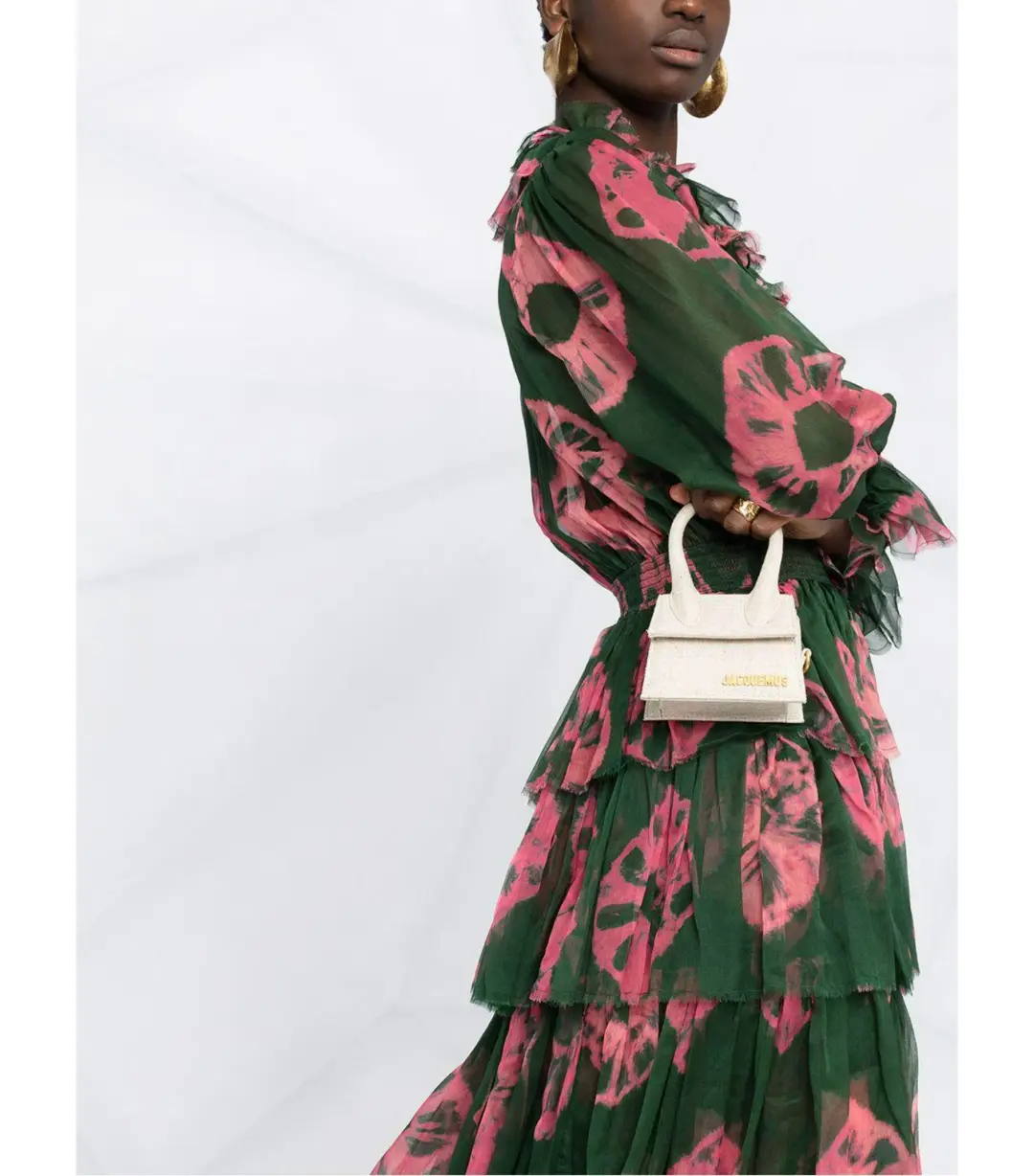 Zimmermann Poppy Tiered Frill Dress Multi Size AU 12 for rent on The Volte - main image
