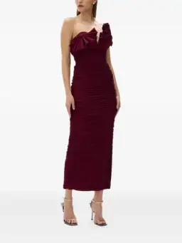 Rachel Gilbert Jensen Dress Merlot Size 10 for rent on The Volte - image 2