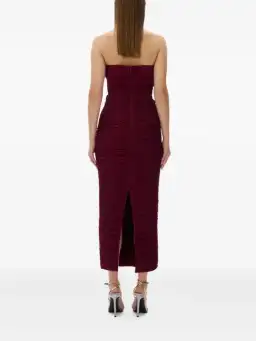 Rachel Gilbert Jensen Dress Merlot Size 10 for rent on The Volte - image 4