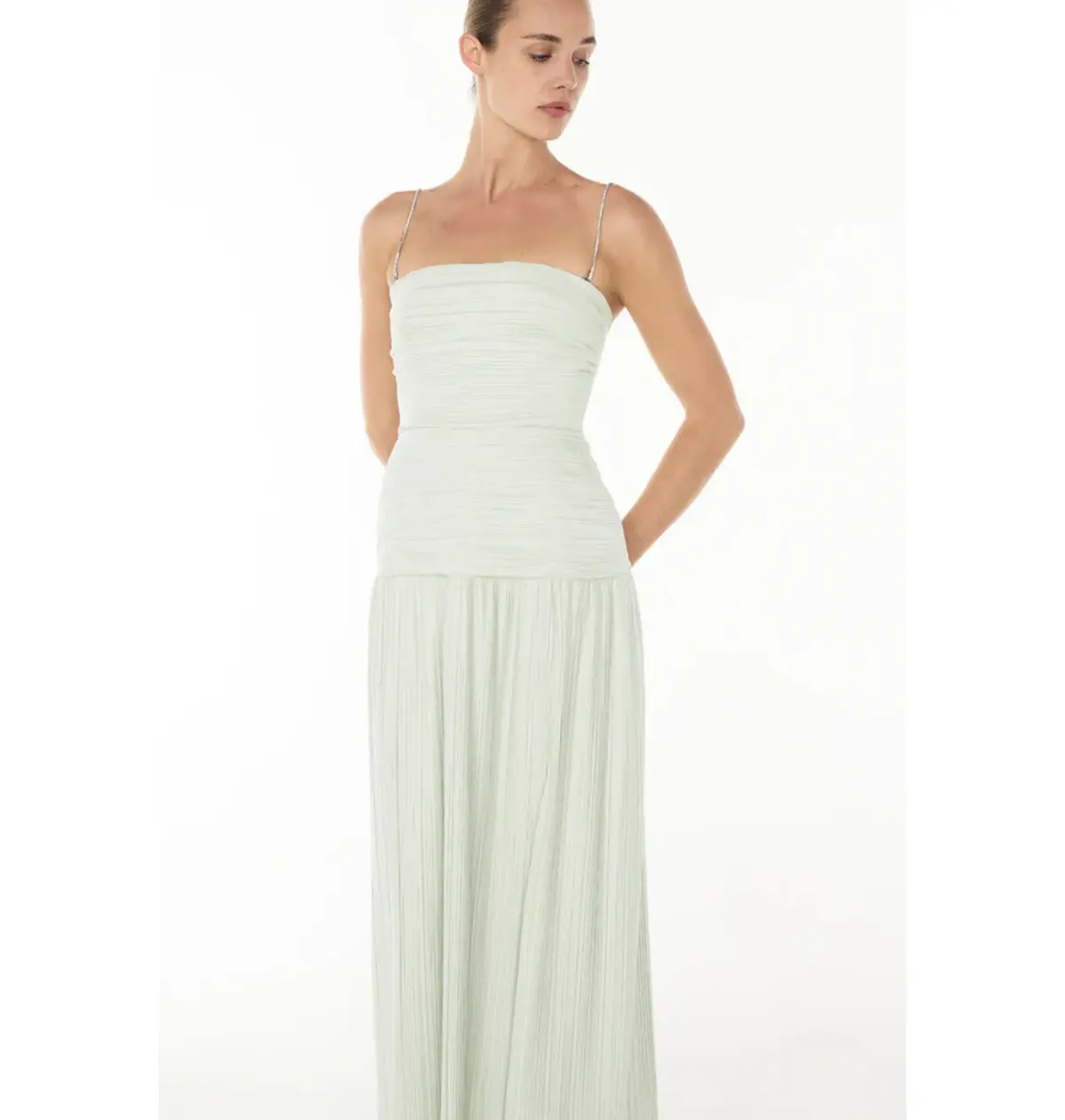 Manning Cartell Royal Debut Maxi Dress Sage Size 8 - Image 2
