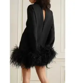 Rachel Gilbert Pietro Mini Dress Black Size 12 for rent on The Volte - image 2