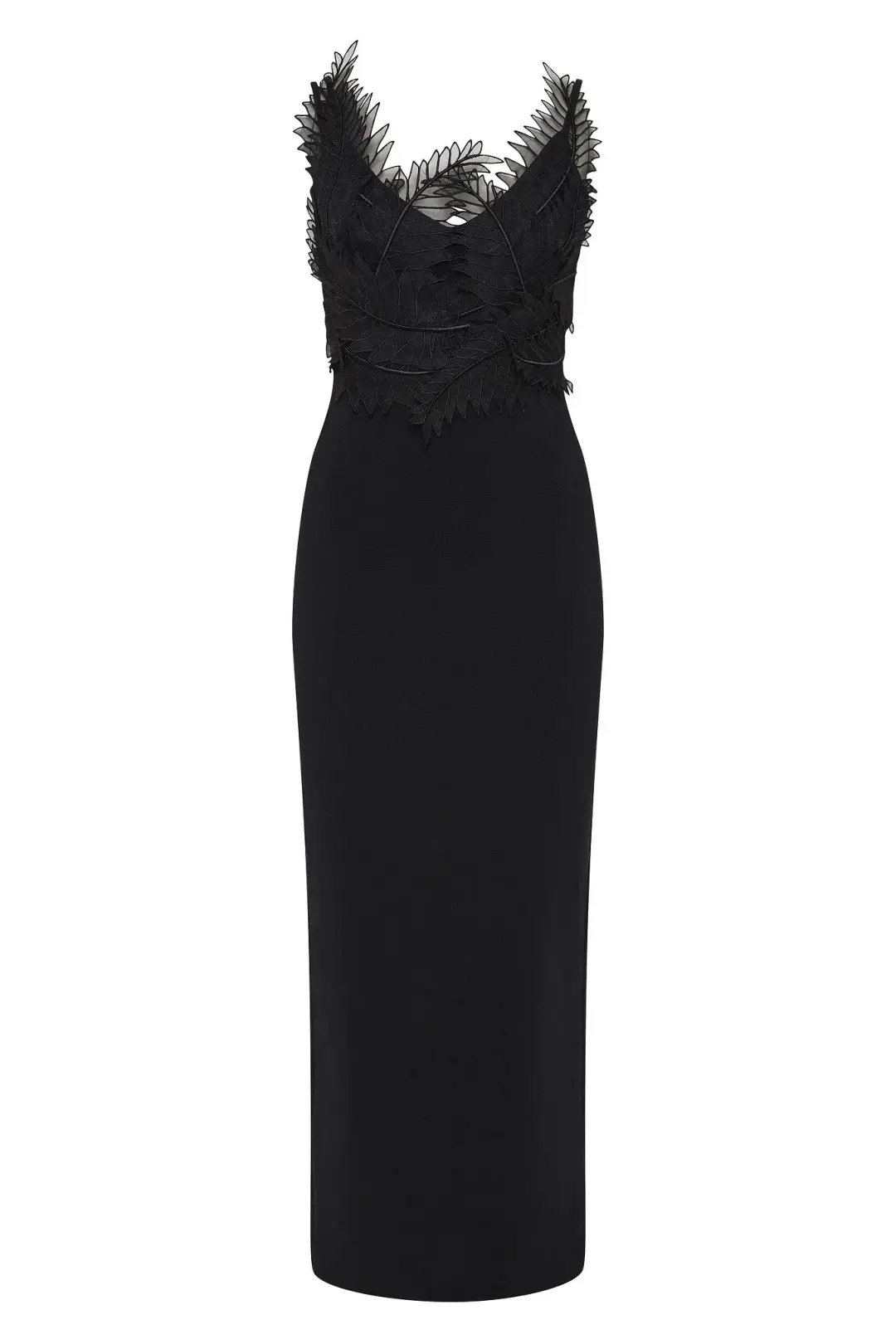 Aje Daisy Knit Maxi Dress Black Size 12 for rent on The Volte - main image