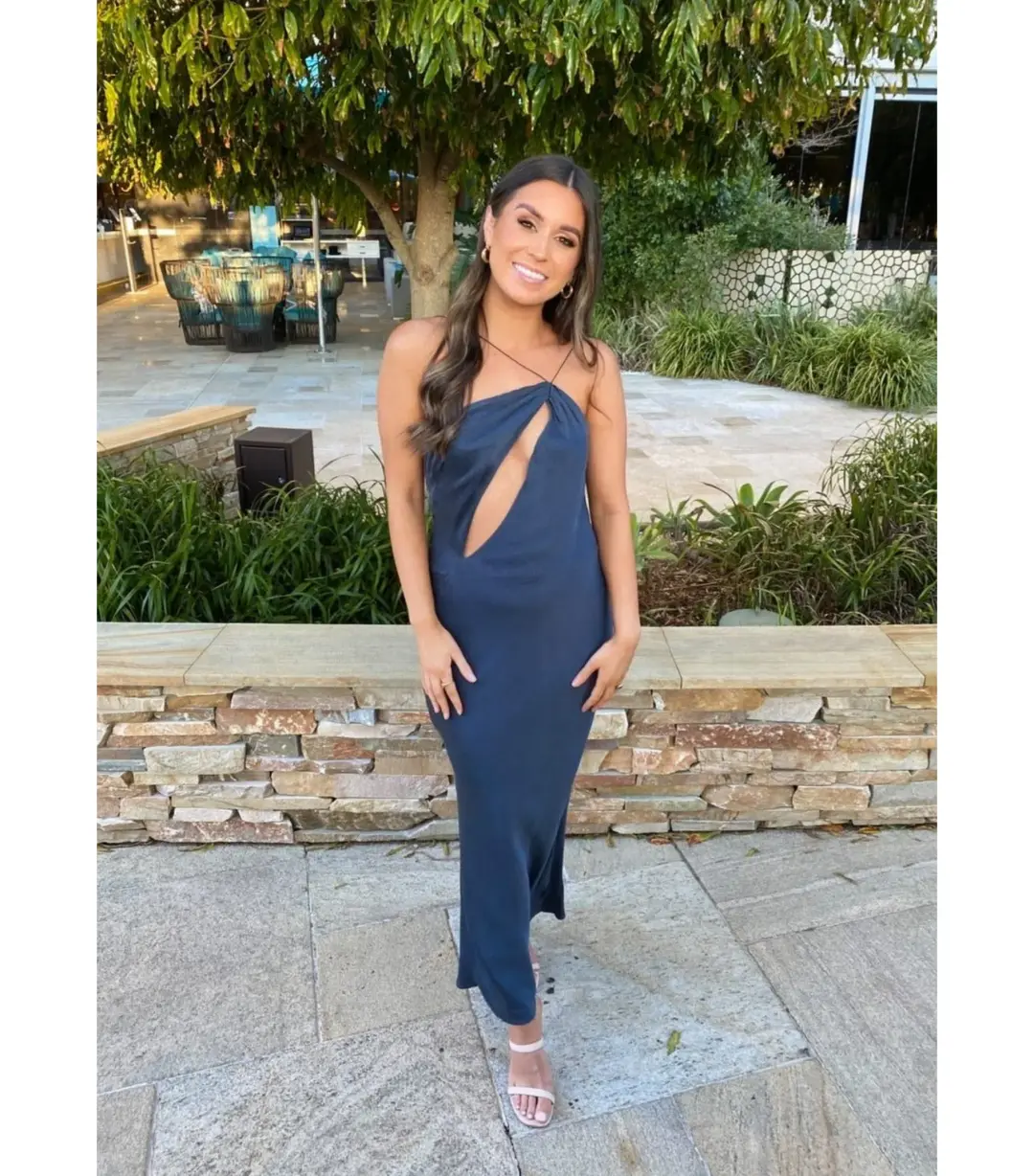 Natalie Rolt Nadine Dress in Midnight Size 0 / AU 6 for rent on The Volte - main image