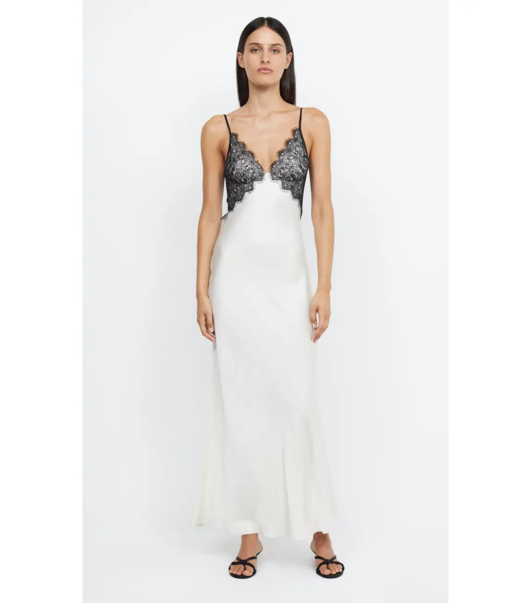 Bec & Bridge Lace Emery Dress Ivory/Black Size AU 6 for rent on The Volte - main image