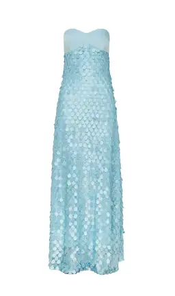 Manning Cartell Supreme Extreme Balconette Midi Dress Aqua Spritz Blue Size 8 for rent on The Volte - image 6