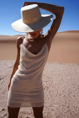 Rat and Boa Nula Dress Cream Size 12 for rent on The Volte - image 1