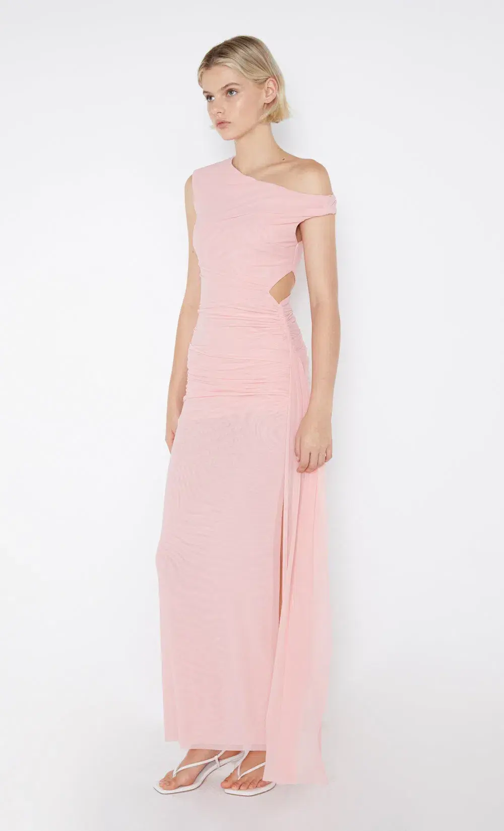 Bec & Bridge Victoria Asym Maxi Dress Pink Size 6 for rent on The Volte - main image