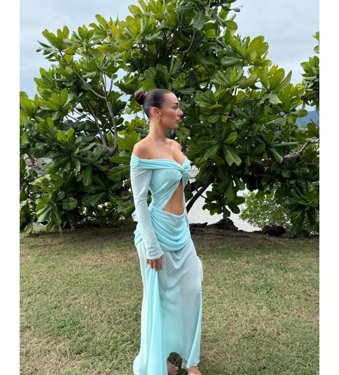 Natalie Rolt Emily Gown Baby Blue Size 1 / 8 AU for rent on The Volte - main image