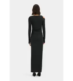 Sir the Label Elm Long Sleeve Midi Dress in Black Size 8/S for rent on The Volte - image 3